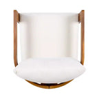 Set of 2 Premium Acacia Wood Outdoor Club Chairs with Curved Tub Design, Water-Resistant Cushions