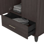 Somerset Tall Entryway Cabinet with Doors and Drawer by Bush Furniture