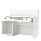 Rectangular Wood Reception Desk Secretary Desk Computer Desk