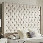 Naples Button-tufted Wingback Headboard only by iNSPIRE Q Artisan