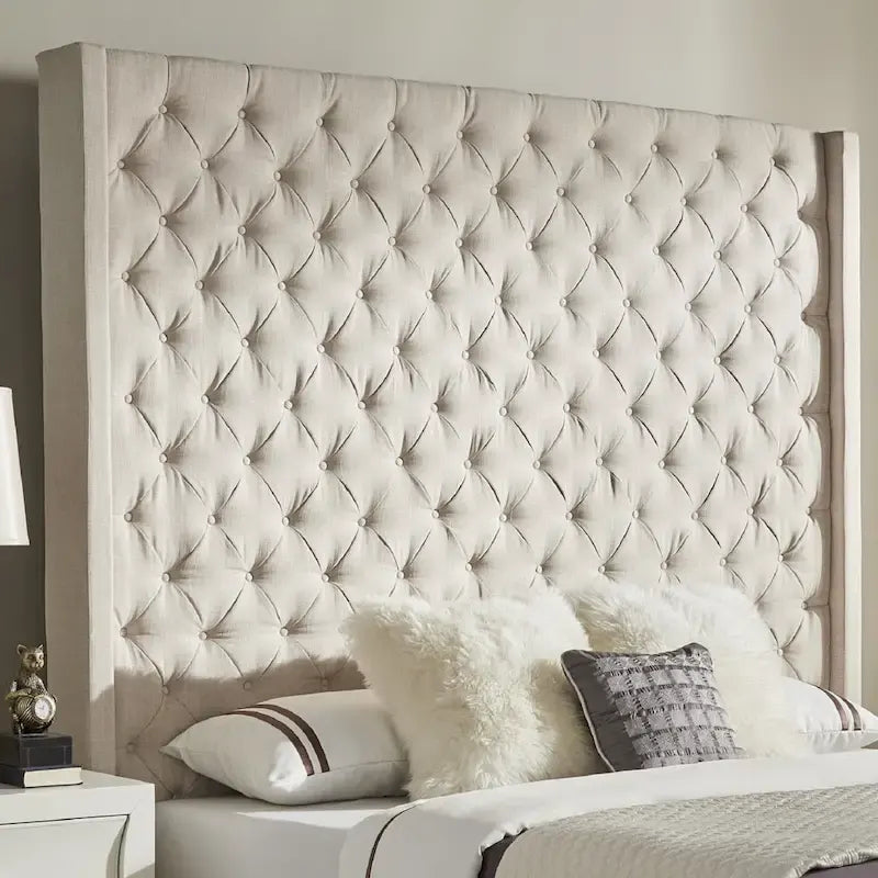 Naples Button-tufted Wingback Headboard only by iNSPIRE Q Artisan