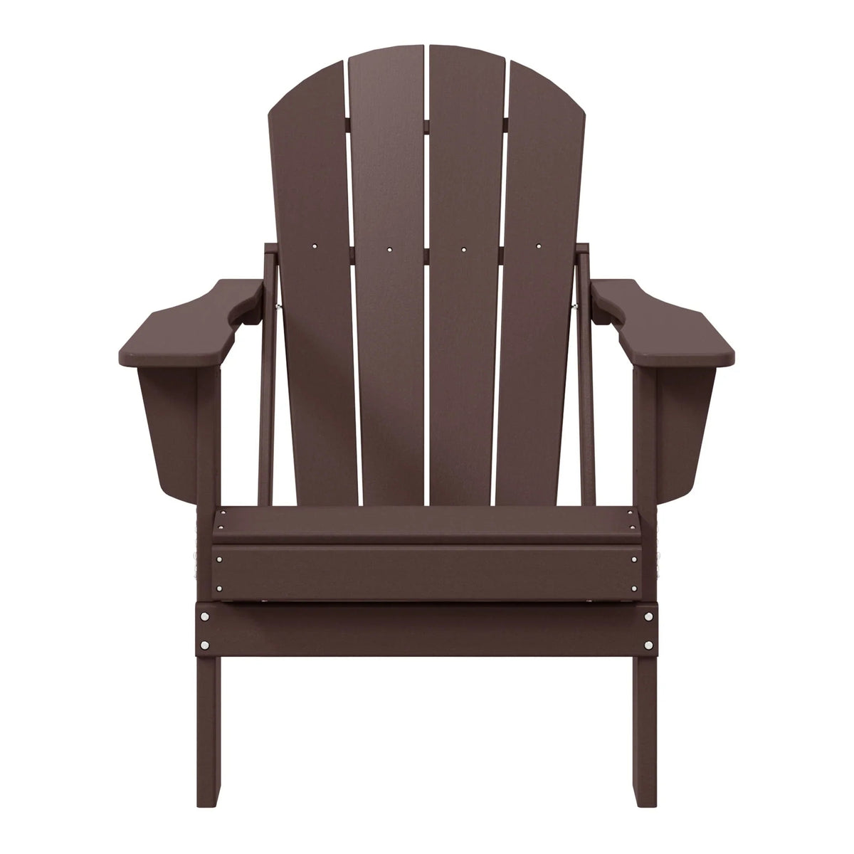 Polytrends Laguna Fade Resistant All Weather Outdoor Patio Folding Adirondack Chair