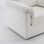 33 Corduroy Swivel Single Sofa Chair