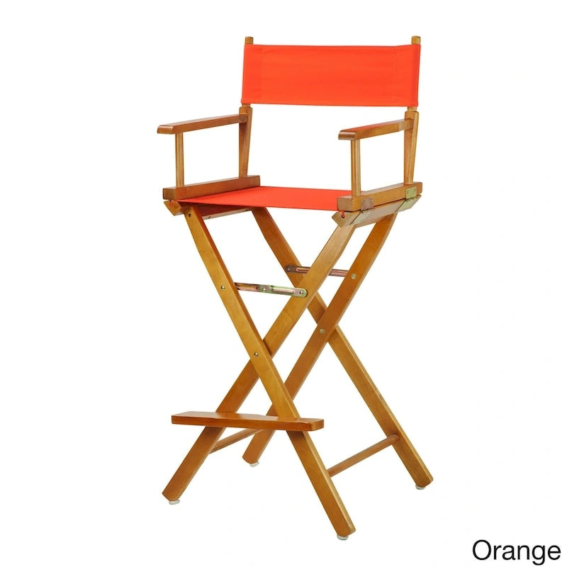 Honey Oak Frame 30-inch Directors Chair