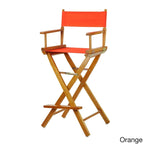 Honey Oak Frame 30-inch Directors Chair
