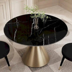 Morden Fort Modern Luxury 5- Piece Round Dining Table and Chair Set