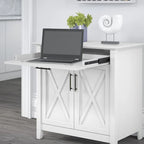 Key West Secretary Desk with Storage Cabinet by Bush Furniture