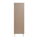 3 Door Wardrobe with Drawers - Taupe