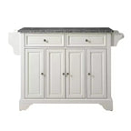 Lafayette Gray Granite Top Full Size Kitchen Island/Cart - Crosley