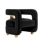 Manhattan Comfort Modern Amirah Velvet Accent Chair Set of 2
