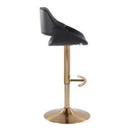 LumiSource Set of 2 Fabrico Adjustable Barstools PU