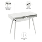 Bush Furniture Nora 40W Writing Computer Desk with Storage