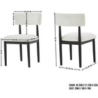 Roundhill Furniture Edo 5-Piece Dining Set, Round Trestle Table and 4 Upholstered Chairs