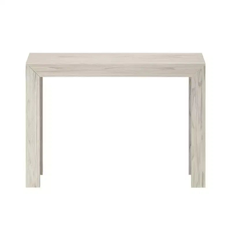 Plank+Beam 46 Modern Solid Wood Console Table, Narrow Entryway Table, Behind The Couch