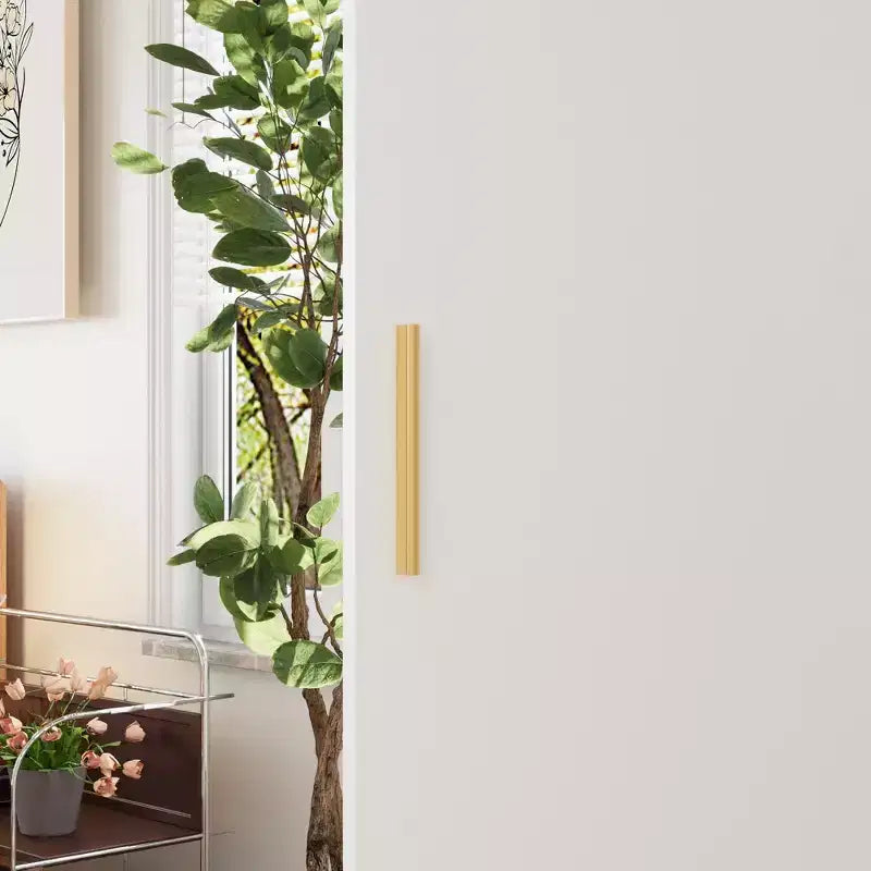 Hitow Minimalist Armoire Corner Wardrobe Double Door and Drawer Designs