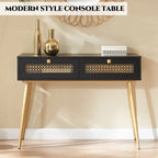 41.9 Wood 2-Drawer Entryway Console Table