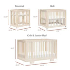 Babyletto Yuzu 8-in-1 Convertible Crib with All-Stages Conversion Kits