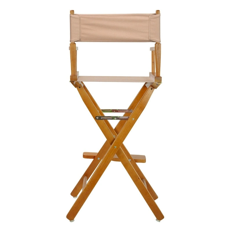 Honey Oak Frame 30-inch Directors Chair