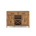 Crosley Roots Natural Finish Buffet - 52  W x 18  D x 36  H