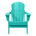 Polytrends Laguna Fade Resistant All Weather Outdoor Patio Folding Adirondack Chair