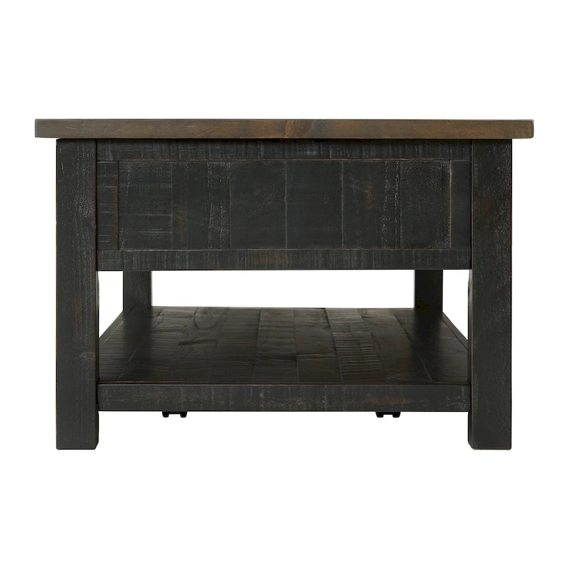 The Gray Barn Downington Solid Wood 2-Drawer Coffee Table