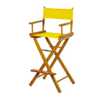 Honey Oak Frame 30-inch Directors Chair