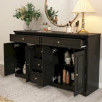 Bookcase Storage Cabinet Lacquered Buffet Sideboard Dresser