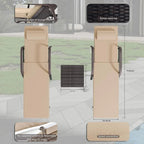 Kullavik 3-PiecesOutdoor Chaise Lounge Set