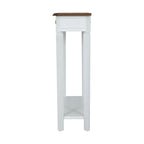 Marnie Two-tone 1-drawer Solid Wood Console Accent Table with Shelf by East at Main