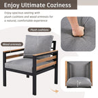 4-Piece Outdoor Furniture Sofa Set