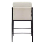 Spruce&Spring Modern Counter Stools with Arm & Metal Frame Set of 2