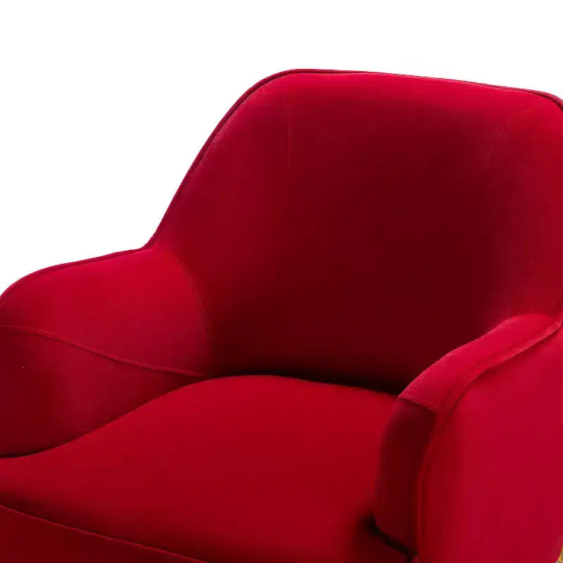 Odo Velvet Accent Comfy Living Room Arm Chair Upholstered Padded Seat Set of 2 | Karat Home