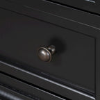 Wood 3-Drawer Storage Cabinet with Pull-Out Tray - 16.90 x 28.00 x 28.10
