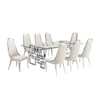 Best Quality Furniture Big Glass Table Dining Sets