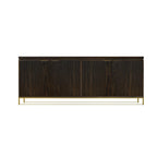 Clihome Furniture Wood 4-Door Accent Cabinet