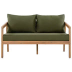 Christopher Knight Home Sunny Modern 5 Piece Acacia Seating Set with Rectangular Slatted Table and 7 Seaters