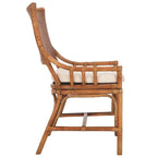 Coastal Rattan Cushion Chair 22 W x 24 L x 37 H 22W x 24D x 37H