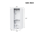Polygon Corner Wardrobe with 2-Doors