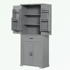 Bathroom Storage Cabinet with Doors and Drawer