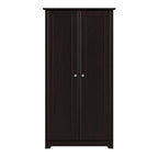 Cabot Espresso Oak Tall Storage Cabinet with Doors - 31.38L x 16.30W x 61.14H