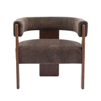 Christopher Knight Home Noah Modern Rubberwood Upholstered Accent Arm Chair