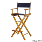 Honey Oak Frame 30-inch Directors Chair