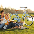 Zeus & Ruta 24-Inch Ladies Bicycle with 7-Speed and Steel Frame