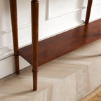 Leick Home Coastal One Drawer Narrow Hall Console Sofa Table