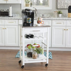 Jake Compact Mobile Rolling Kitchen Cart