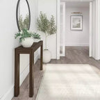 Plank+Beam 46 Modern Solid Wood Console Table, Narrow Entryway Table, Behind The Couch