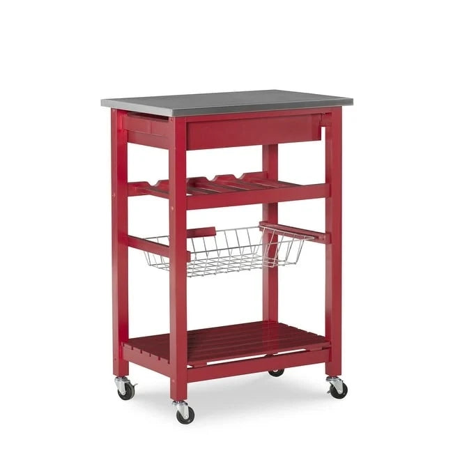 Jake Compact Mobile Rolling Kitchen Cart