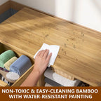 VEIKOUS Bathroom Floor Storage Cabinet with 4 Drawers