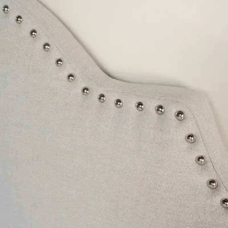 Adjustable Full/Queen Studded Fabric Headboard