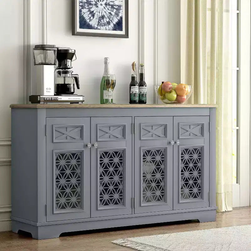 Festivo 57 Vintage Storage Accent Buffet Sideboard Cabinet